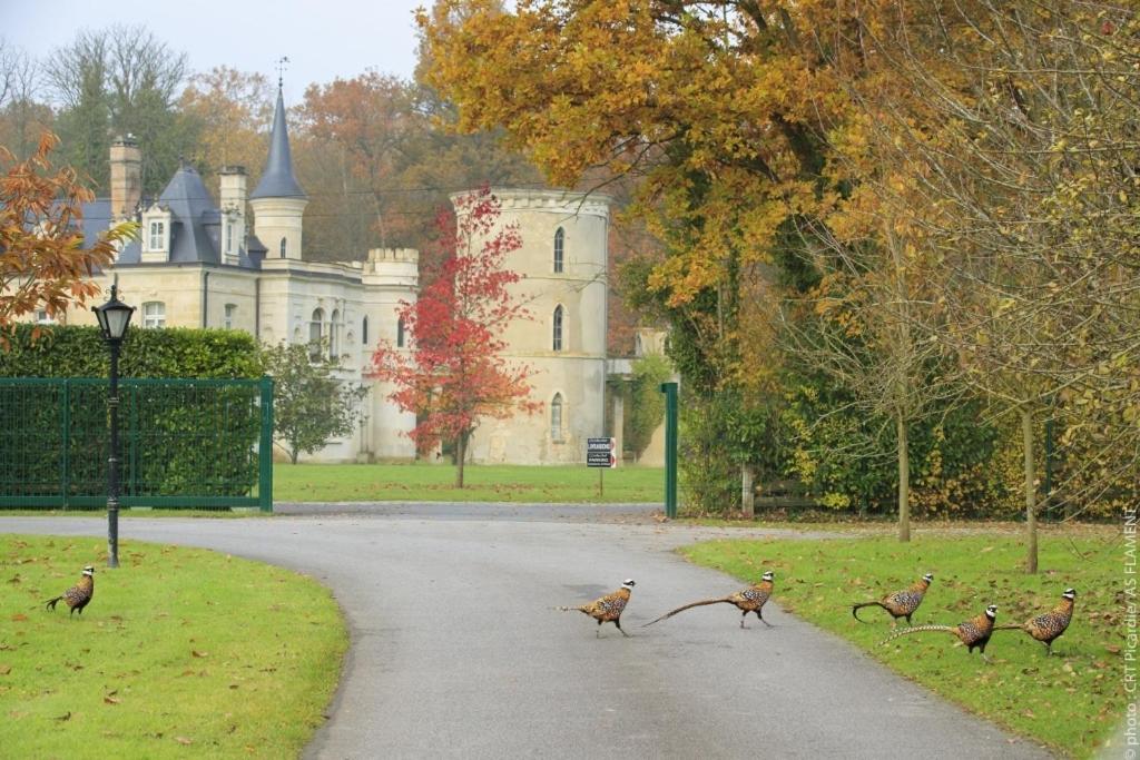 Château De Breuil Bed and Breakfast Bruyères-et-Montbérault Buitenkant foto