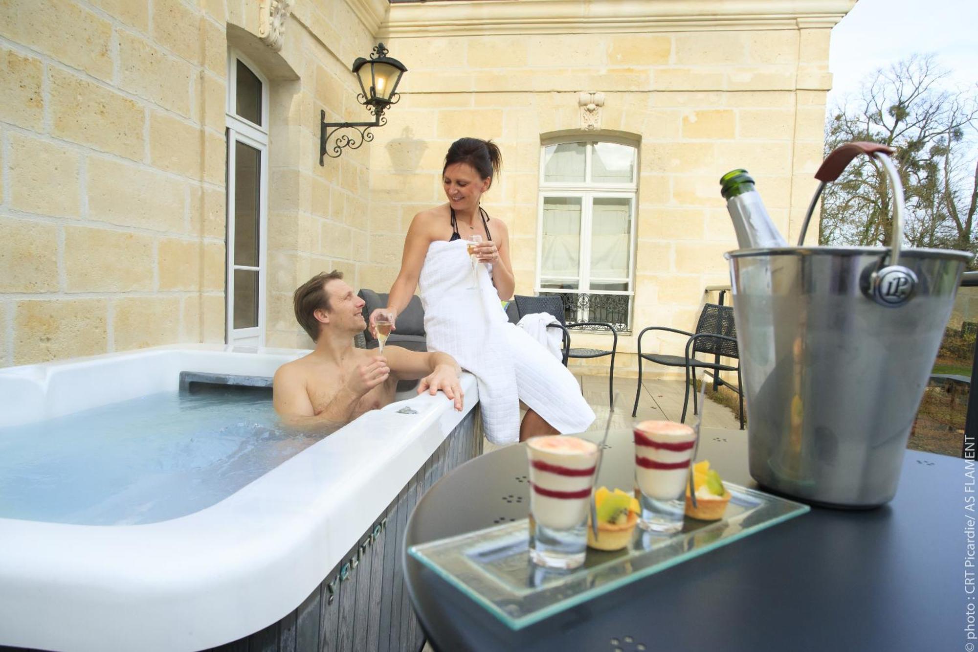 Château De Breuil Bed and Breakfast Bruyères-et-Montbérault Kamer foto