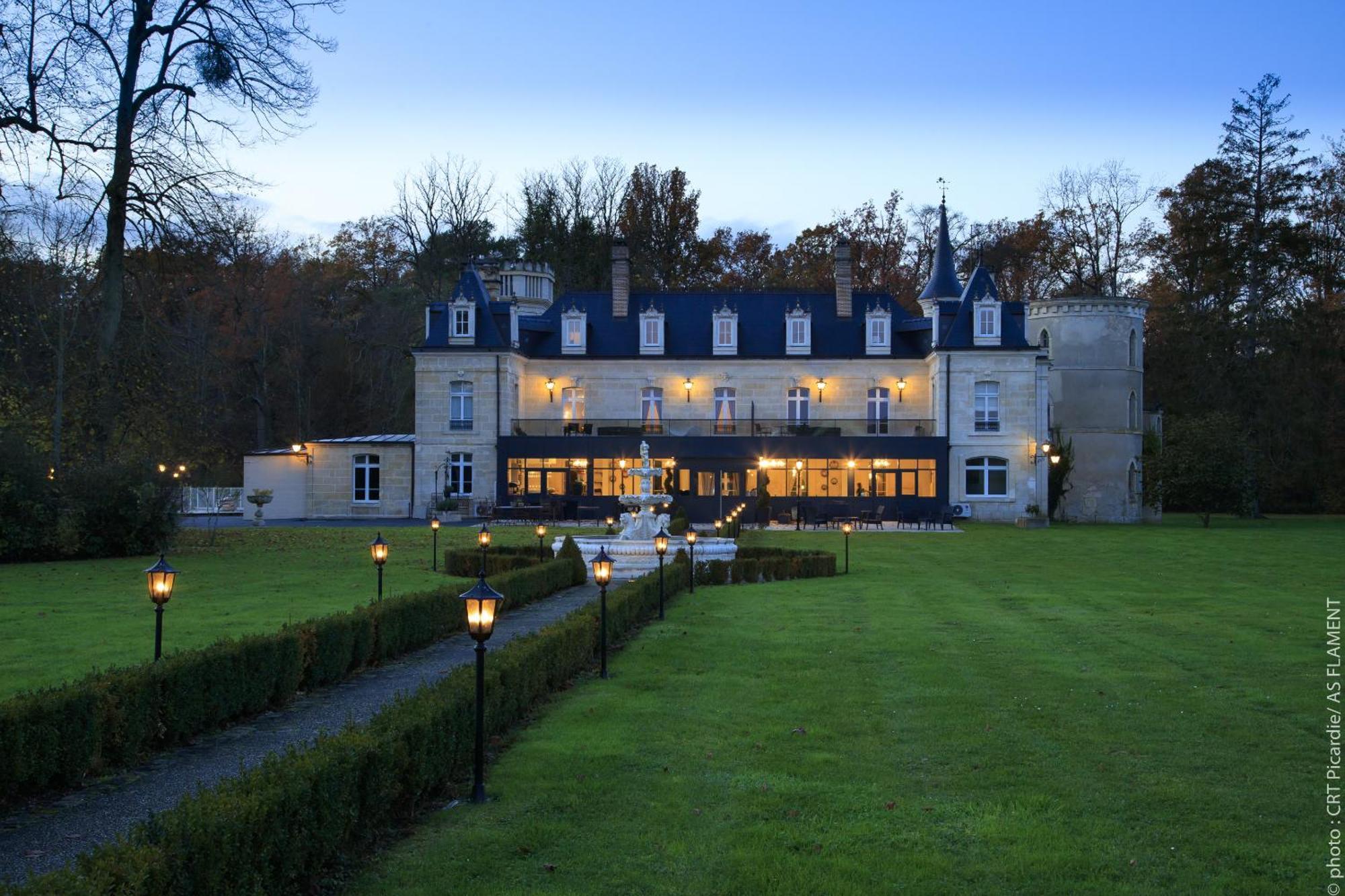 Château De Breuil Bed and Breakfast Bruyères-et-Montbérault Buitenkant foto