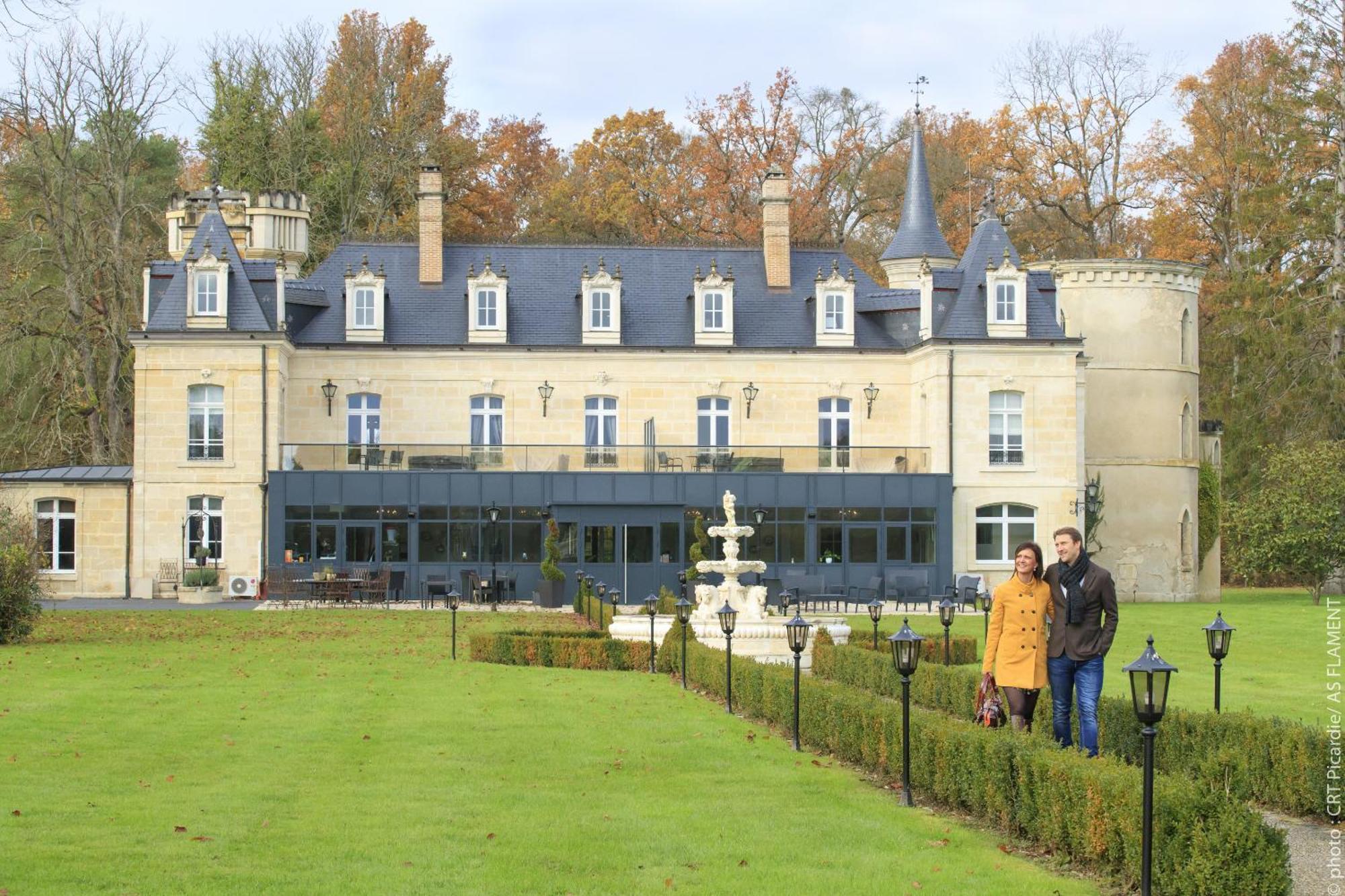 Château De Breuil Bed and Breakfast Bruyères-et-Montbérault Buitenkant foto